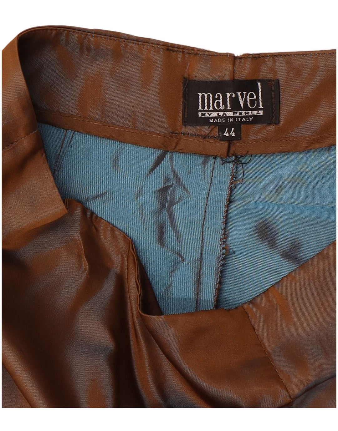 LA PERLA Женские прямые повседневные брюки Marvel IT 44 Medium W28 L28 Коричневые