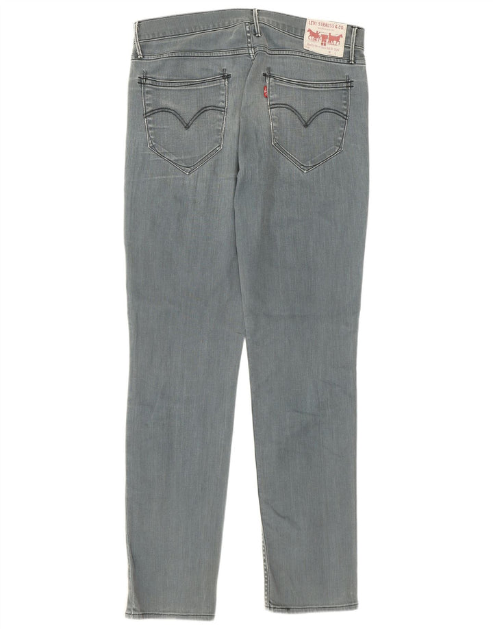 Мужские узкие джинсы Levi's W33 L34 Серые хлопковые