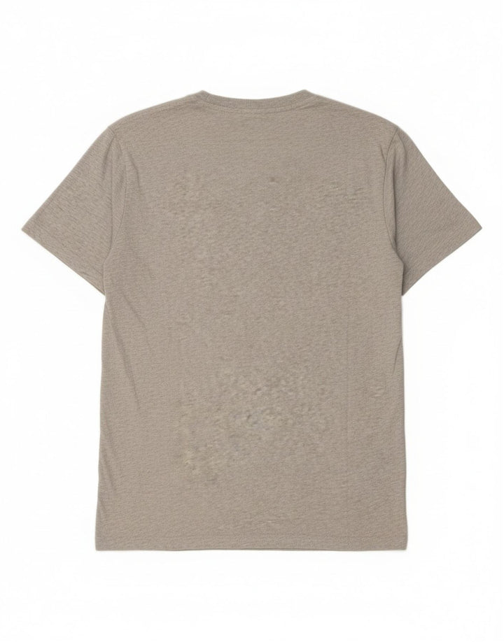 Мужская футболка с рисунком Superdry, большой серый хлопок