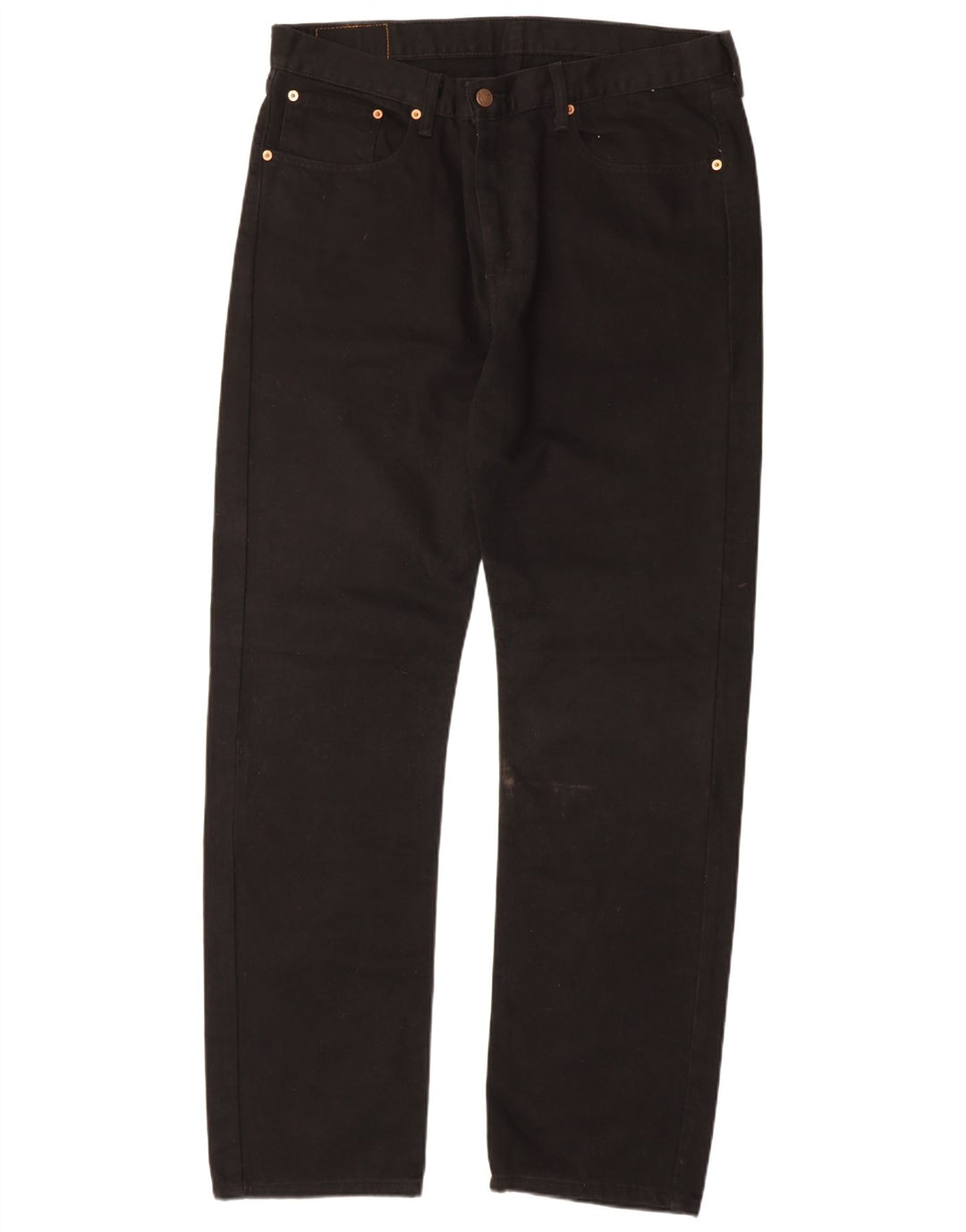 Мужские прямые джинсы Levi's 751 W38 L34, черный хлопок