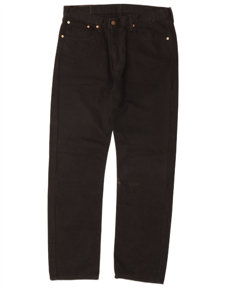 Мужские прямые джинсы Levi's 751 W38 L34, черный хлопок