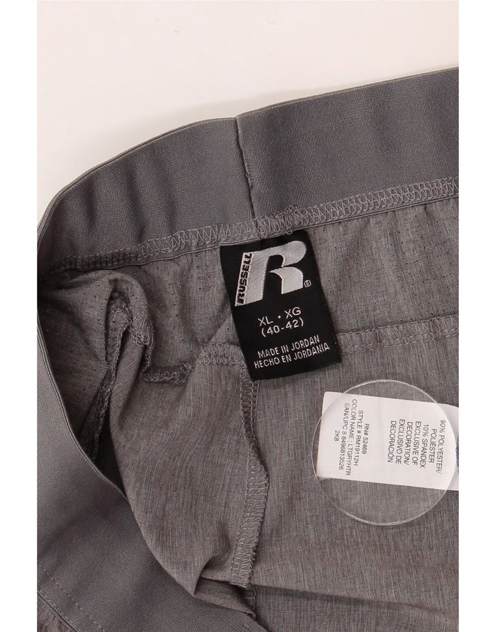 Мужские спортивные шорты RUSSELL ATHLETIC Dri-Power XL, серый полиэстер