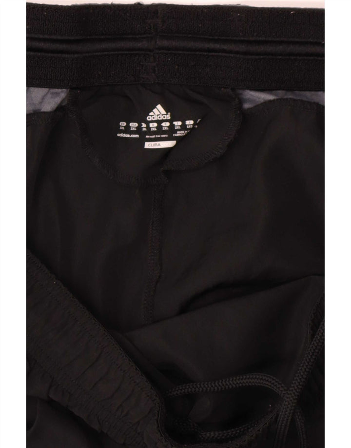 Мужские спортивные шорты Adidas Climacool 2XL, черные, полиэстер с цветными блоками