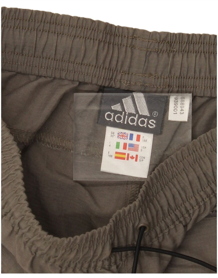 Мужские спортивные брюки ADIDAS из полиамида среднего серого цвета