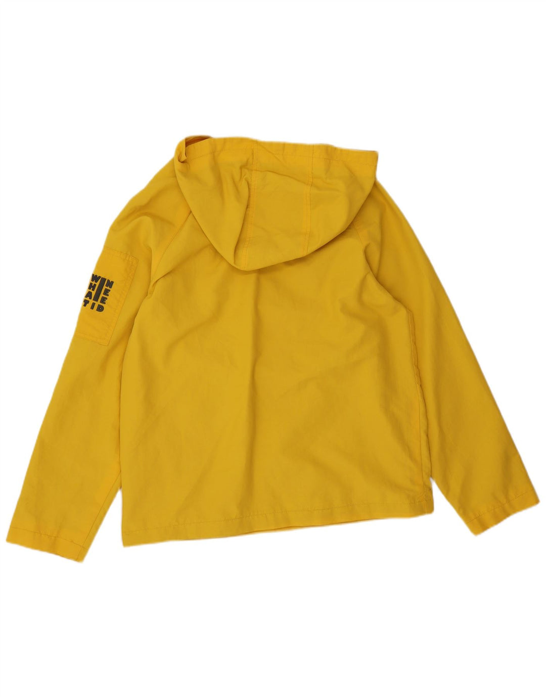 Дождевик с капюшоном Zara для мальчиков 13–14 лет, желтый нейлон
