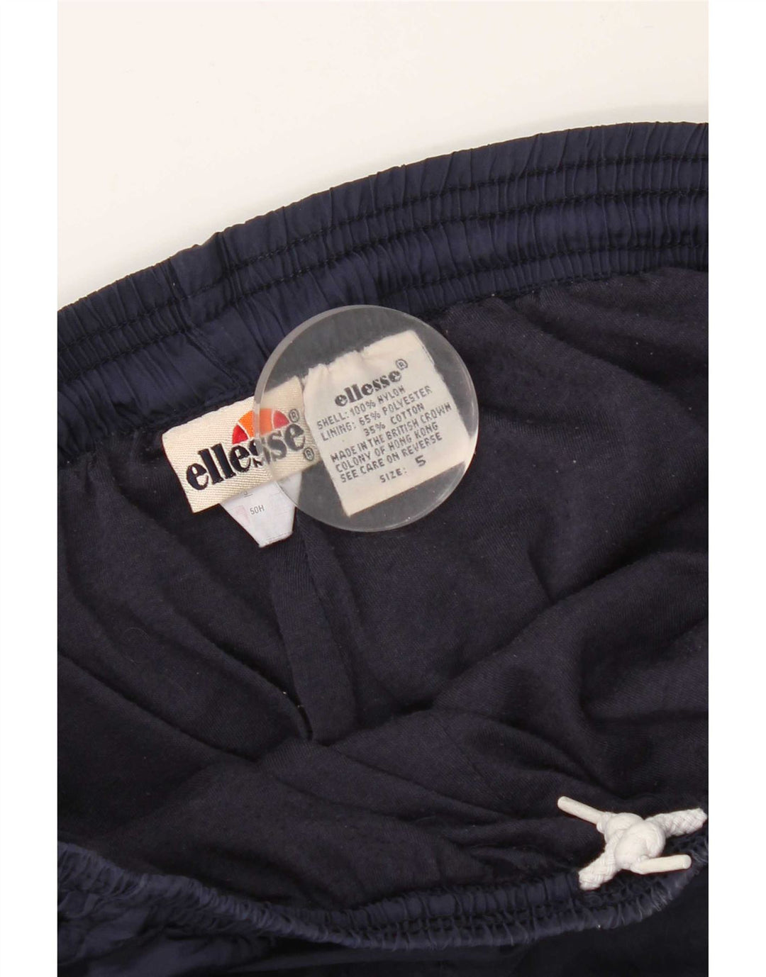 Мужские спортивные брюки Ellesse, брюки-джоггеры, маленькие, темно-синие, нейлоновые