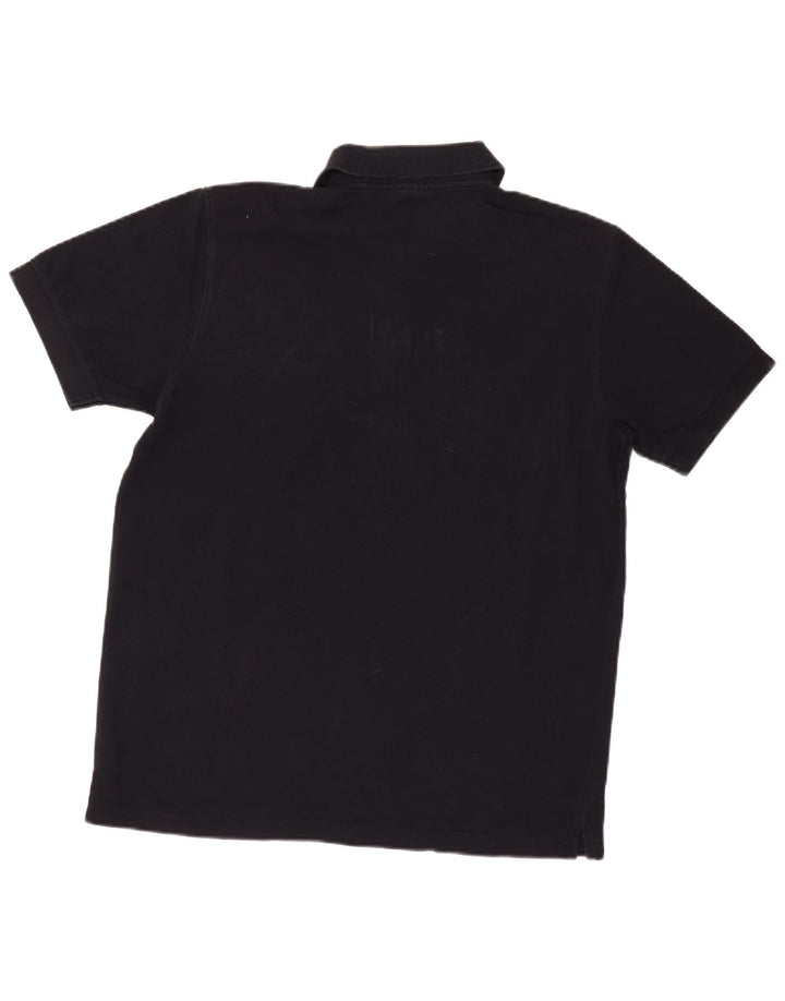 Мужская рубашка-поло Hugo Boss, темно-синяя, большая