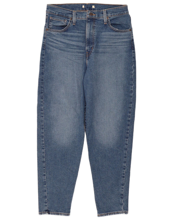 Женские зауженные джинсы Levi's с высокой посадкой W32 L29 синие