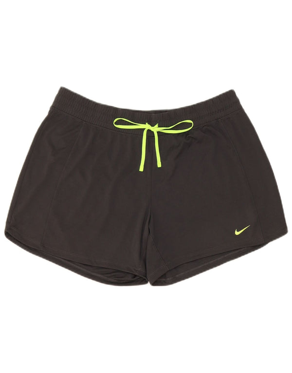 Мужские спортивные шорты Nike, большие серые, полиэстер