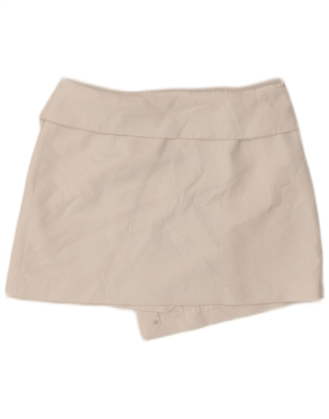 Женская мини-юбка с запахом Zara Medium W28, белая