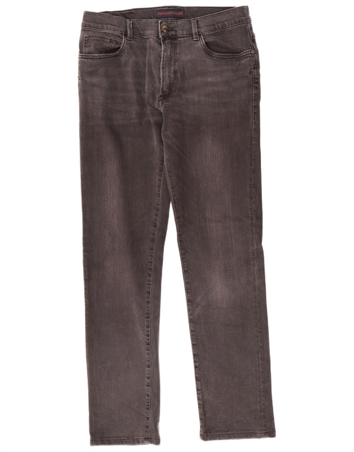 Мужские узкие джинсы Trussardi W33 L31 серые