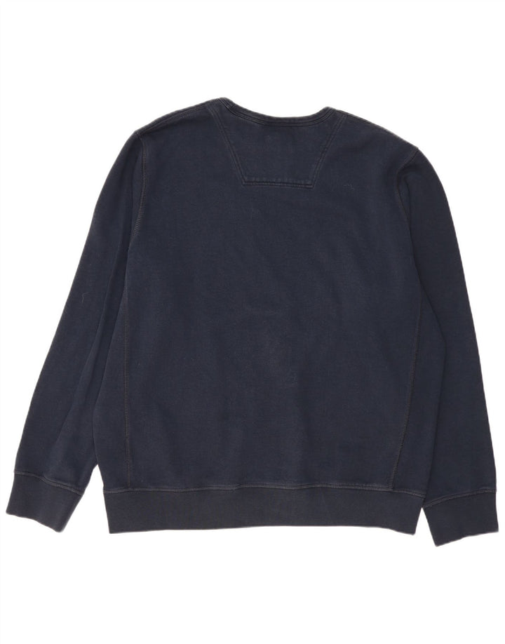 TIMBERLAND Мужской свитер джемпер 2XL темно-синий хлопок