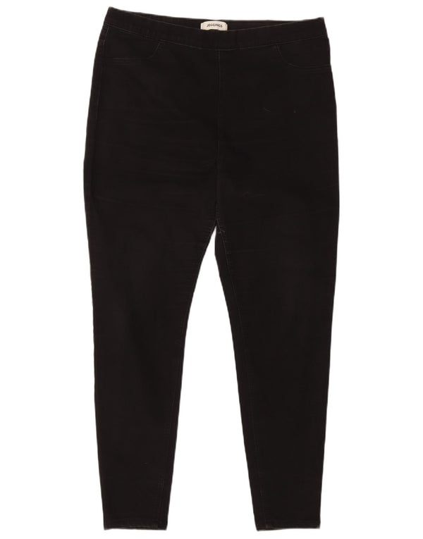 Женские джинсы джеггинсы Marks & Spencer UK 16, большие W34 L28, черные, хлопковые