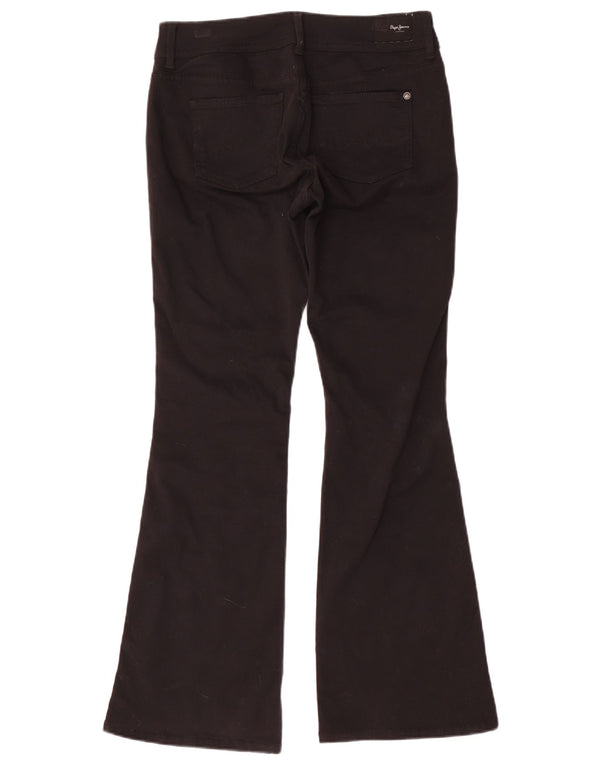 Джинсы PEPE Jeans Женские Pimlico со средней посадкой, расклешенные W28 L30, черный хлопок