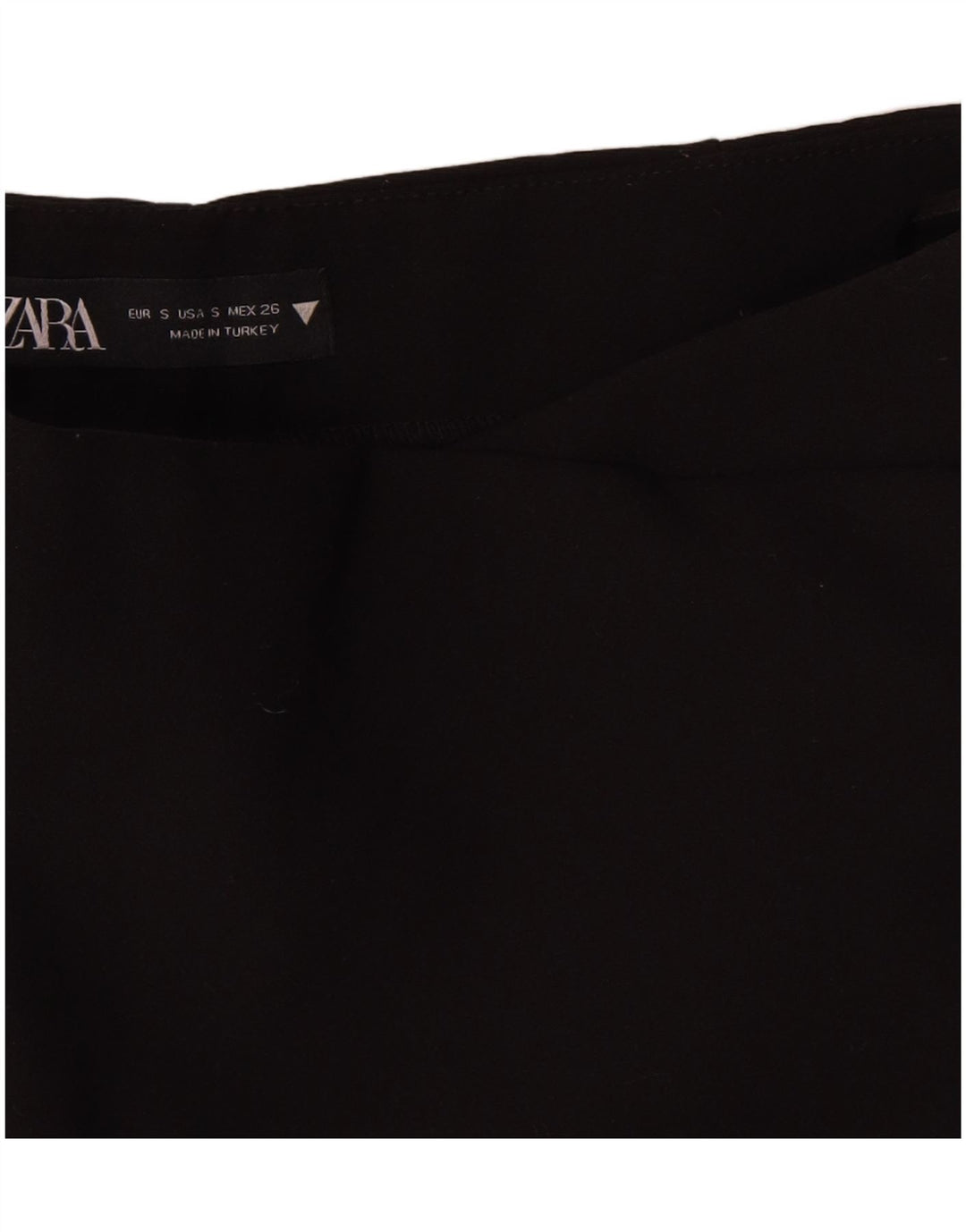 Zara Женские повседневные шорты W26, черные, полиэстер, маленькие