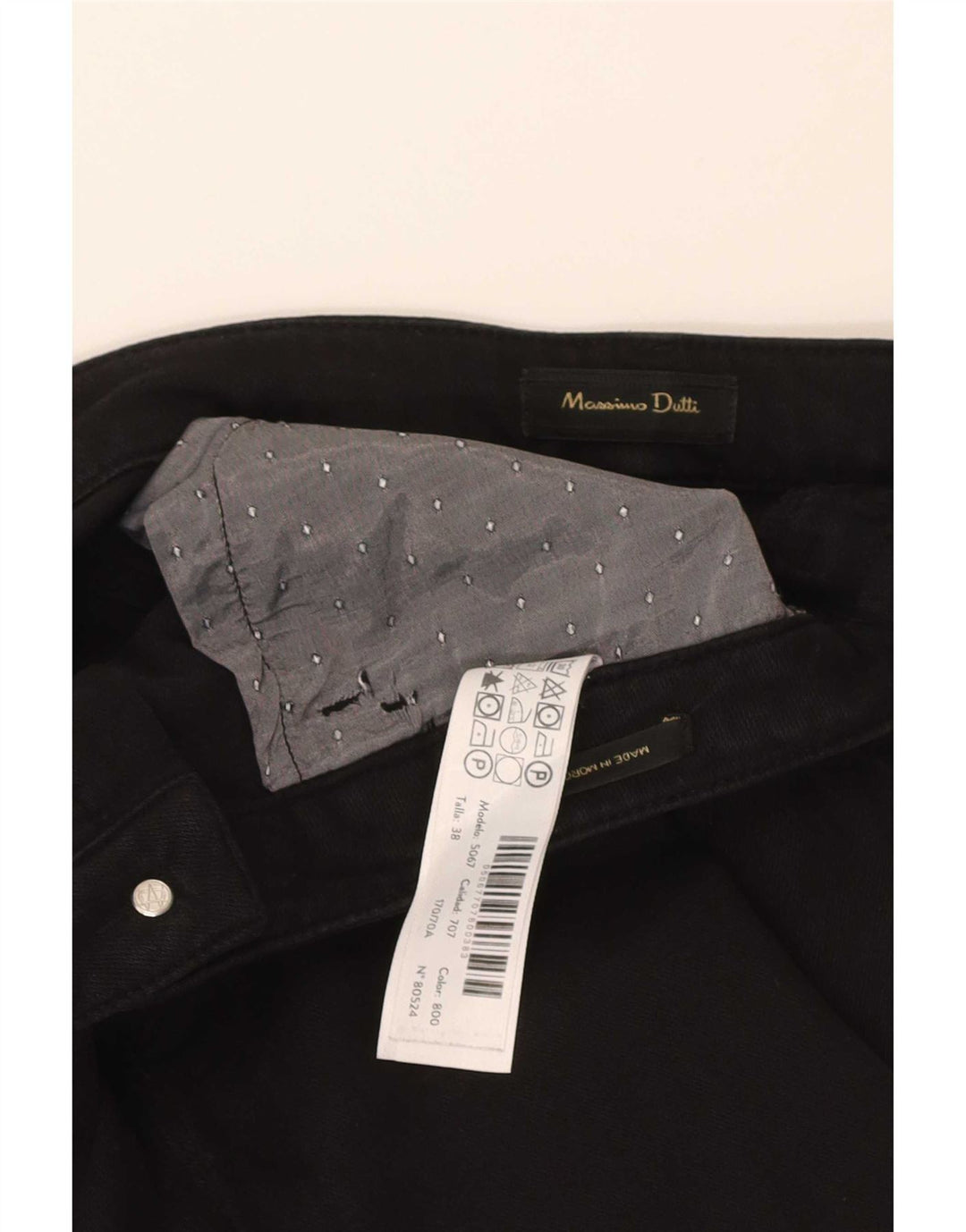 Женские узкие джинсы Massimo Dutti EU 38 Small W28 L28, черные