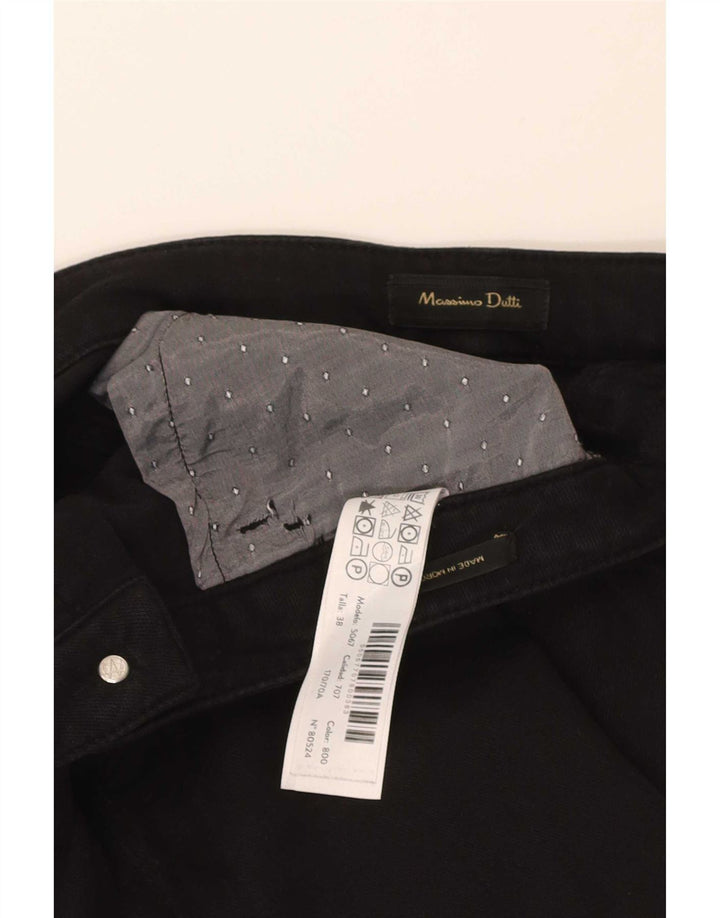 Женские узкие джинсы Massimo Dutti EU 38 Small W28 L28, черные