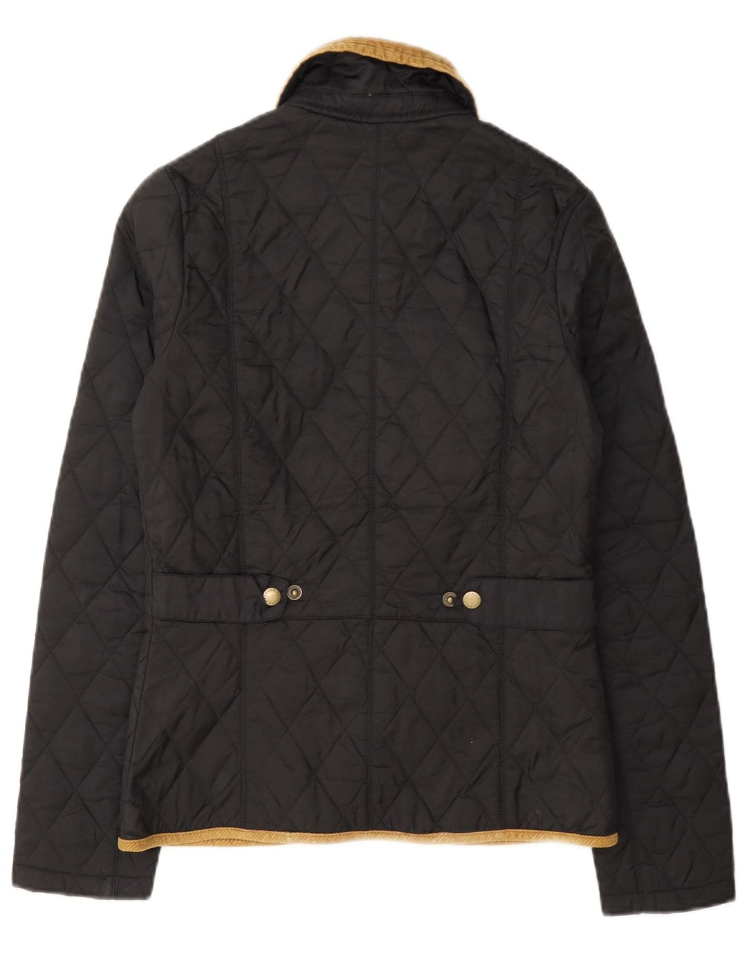 Женская стеганая куртка Barbour UK 6 XS серая с цветными блоками из полиамида