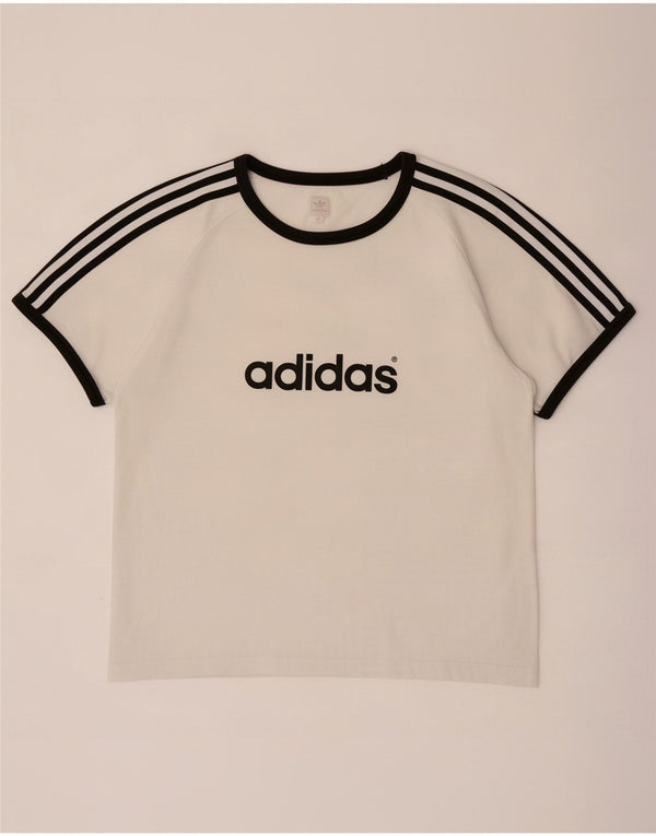 Женская футболка Adidas Top UK 18 XL, белый хлопок