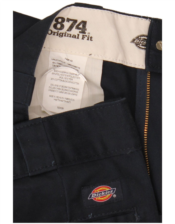 Мужские прямые брюки-чиносы Dickies оригинального кроя W32 L28 темно-синие