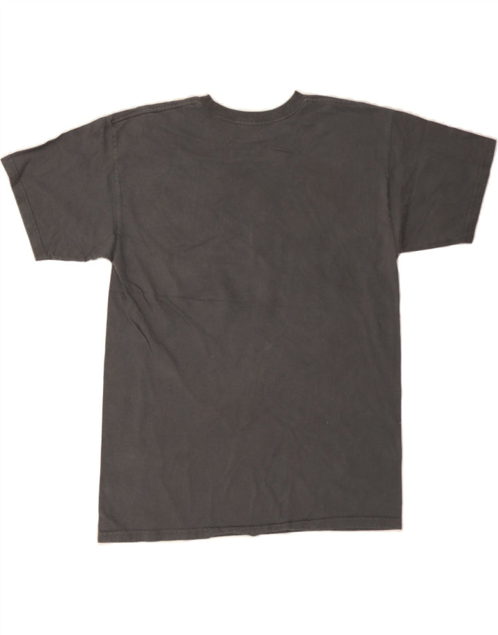 HURLEY Womens Graphic T-Shirt Top UK 14 Medium Grey Cotton Vintage Hurley and Second-Hand Hurley from Messina Hembry 