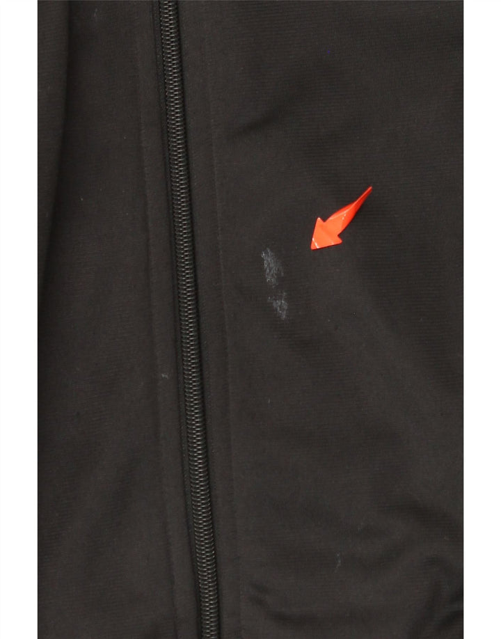 REEBOK Мужской спортивный костюм с графическим рисунком, верхняя куртка, средний черный полиэстер