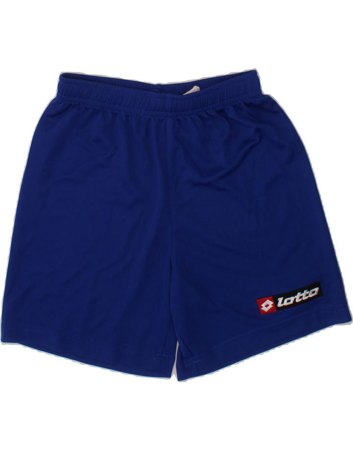 LOTTO Boys Sport Shorts 9-10 Years Small Blue Polyester Vintage Lotto and Second-Hand Lotto from Messina Hembry 