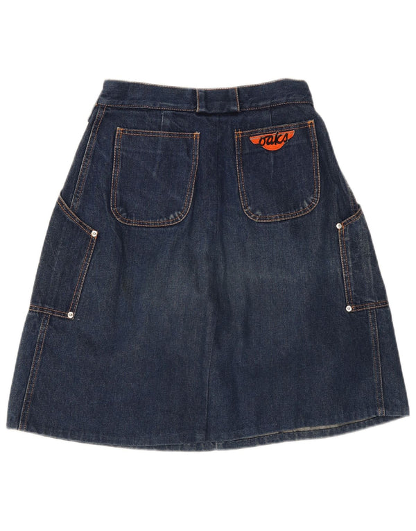 Gianfranco Ferre Женская джинсовая юбка Oaks W24 XS Темно-синяя, хлопок