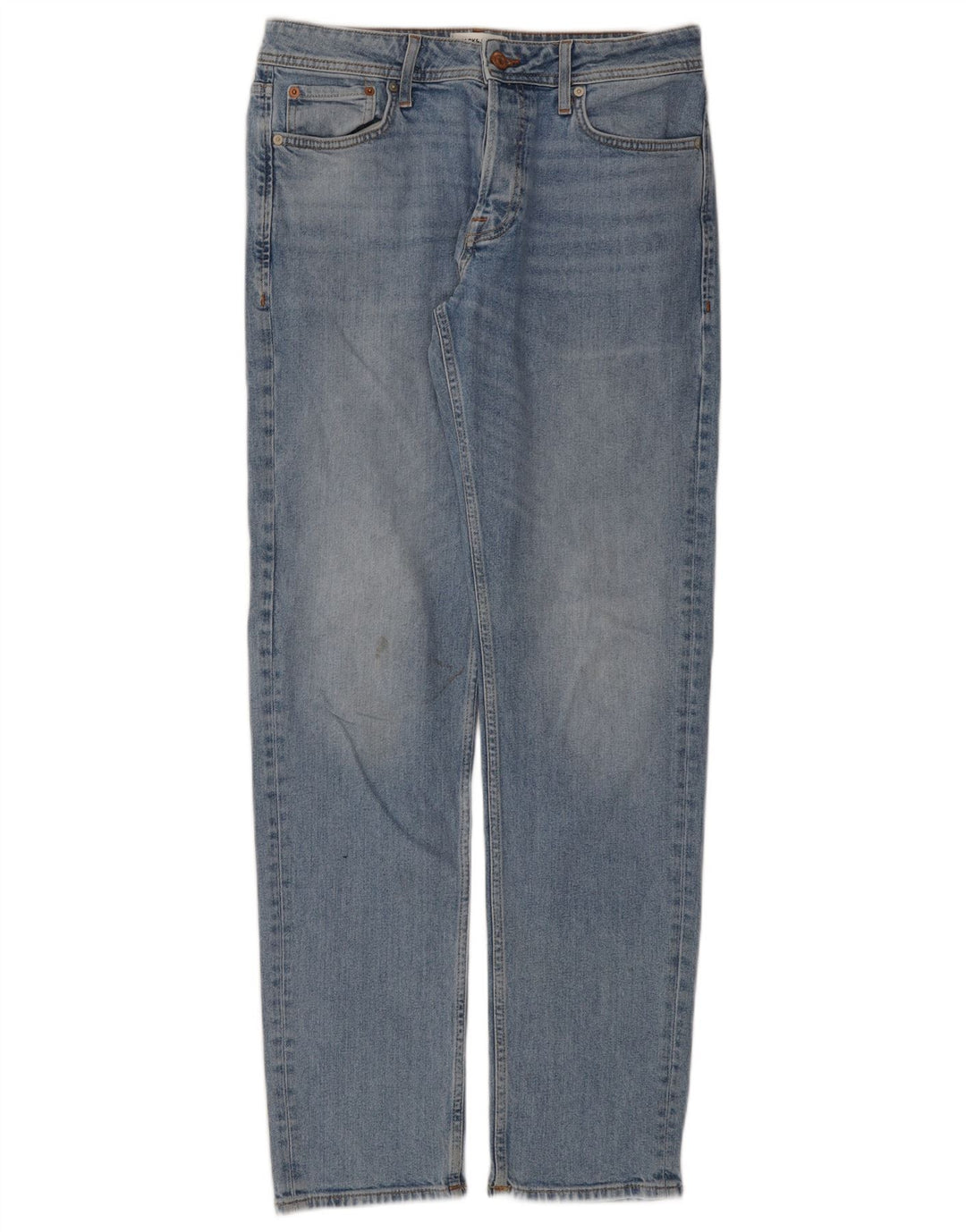 Мужские прямые джинсы Jack & Jones W31 L34 синие, хлопок