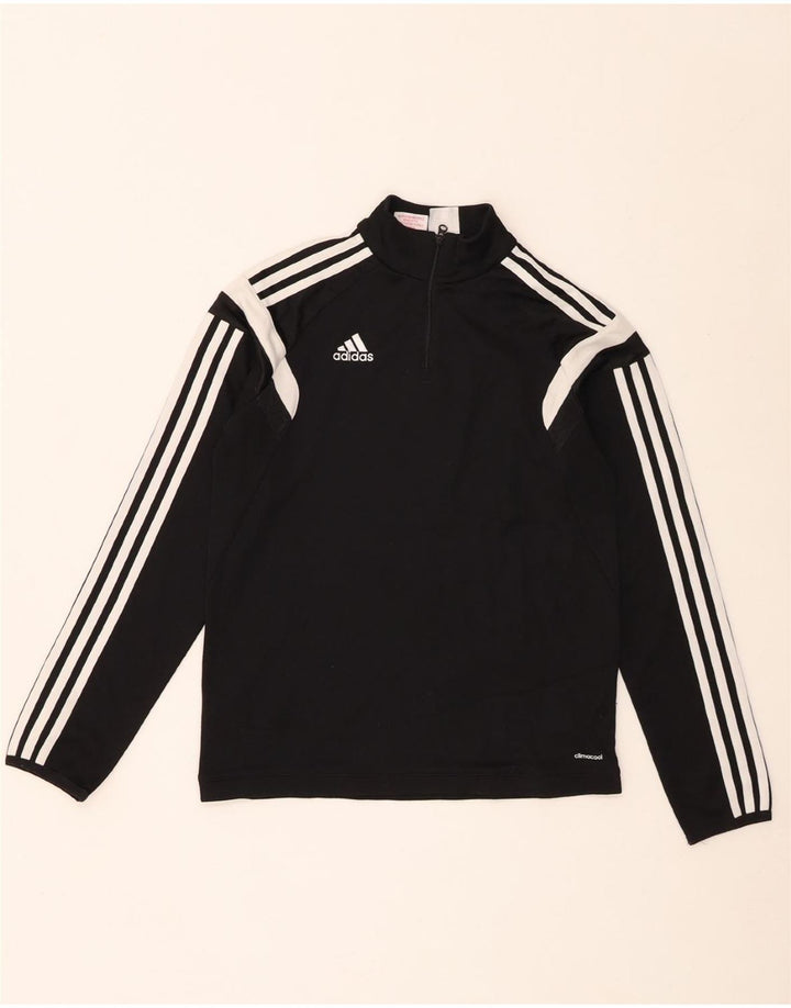 Спортивный костюм-пуловер Adidas Climalite для мальчиков 11-12 лет, большой черный