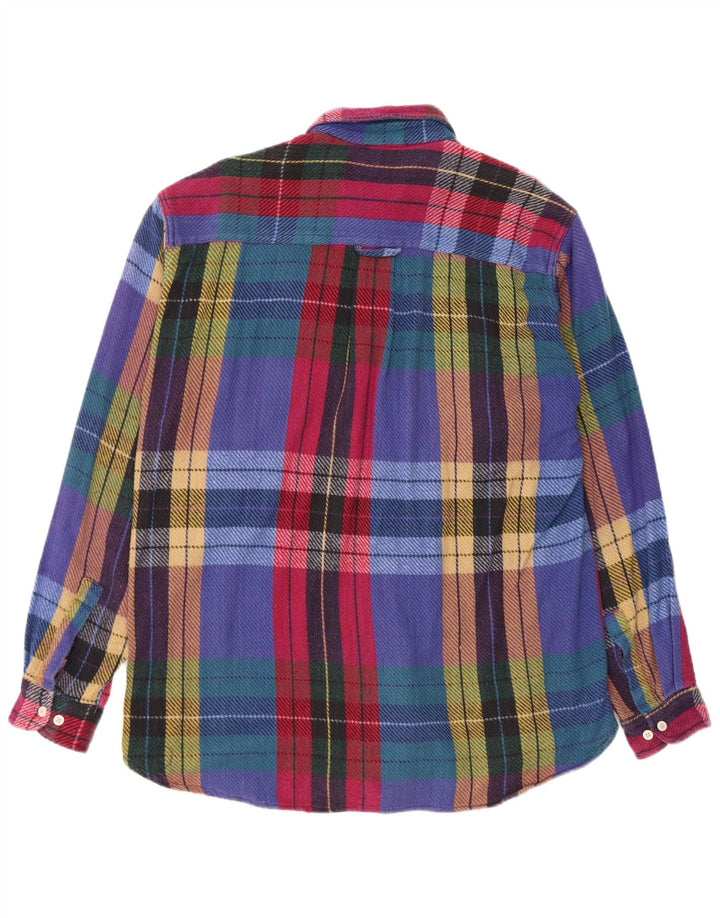 Мужская фланелевая рубашка Junior.D XL в разноцветную клетку