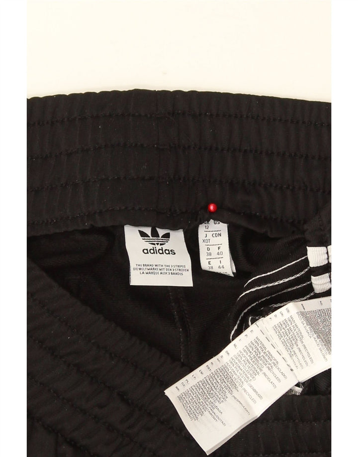 Женские спортивные шорты ADIDAS UK 12, средний черный, полиэстер