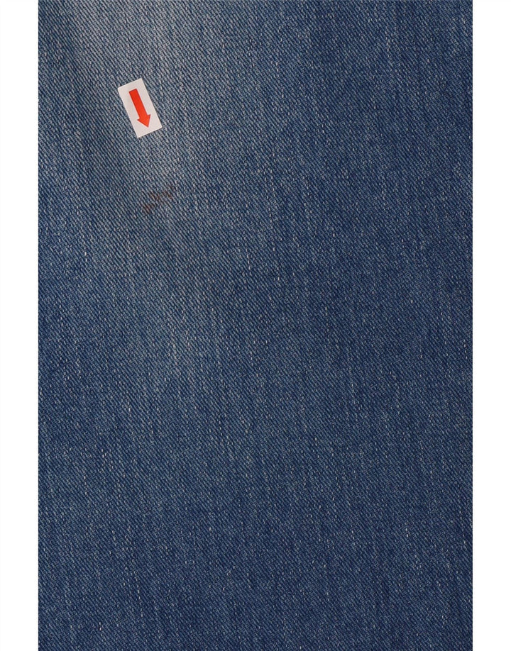 ВИНТАЖНЫЕ женские зауженные джинсы W32 L31 синие, хлопок