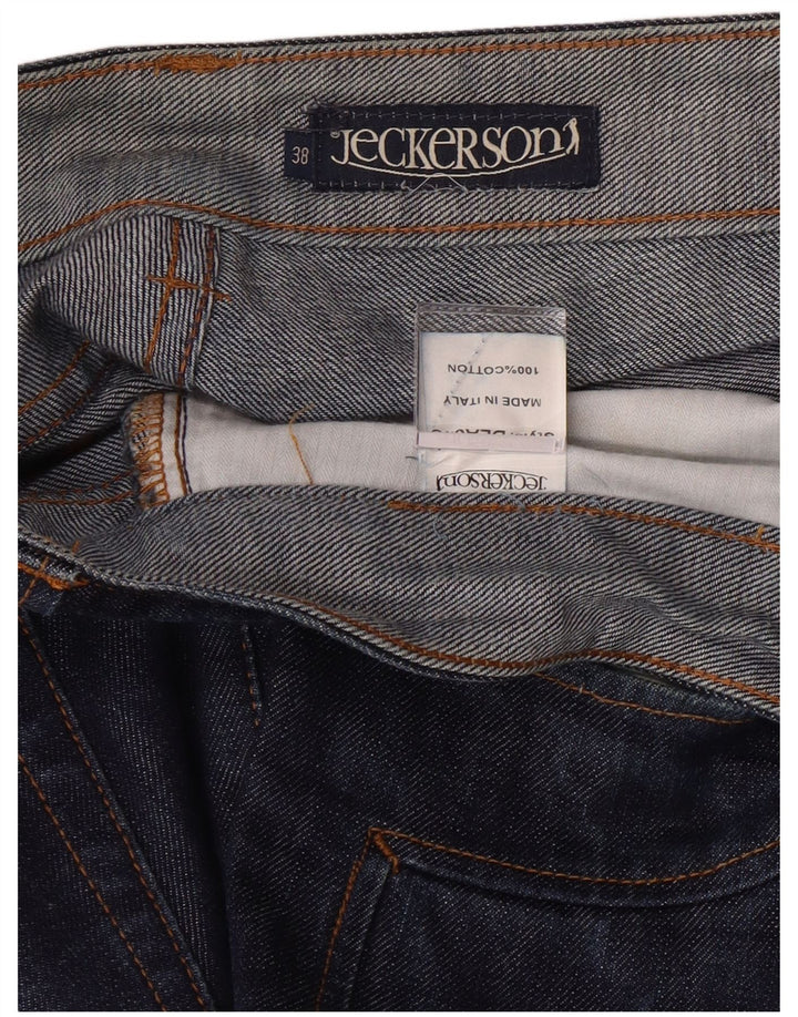 Мужские прямые джинсы JECKERSON W38 L36 синие, хлопок