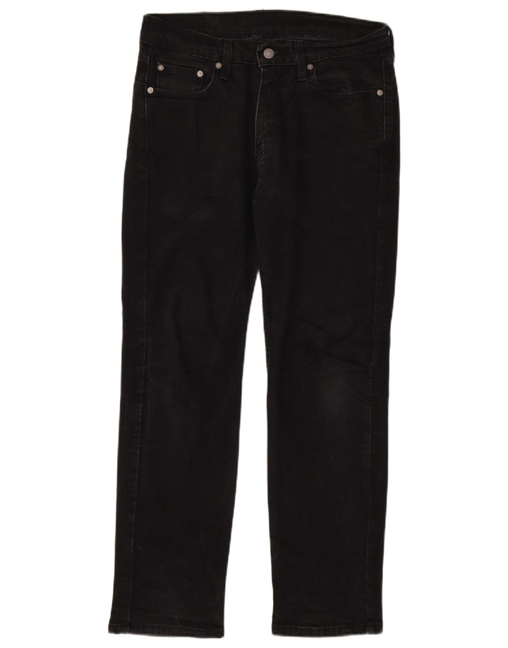 Мужские прямые джинсы Levi's 514 W30 L30, черный хлопок