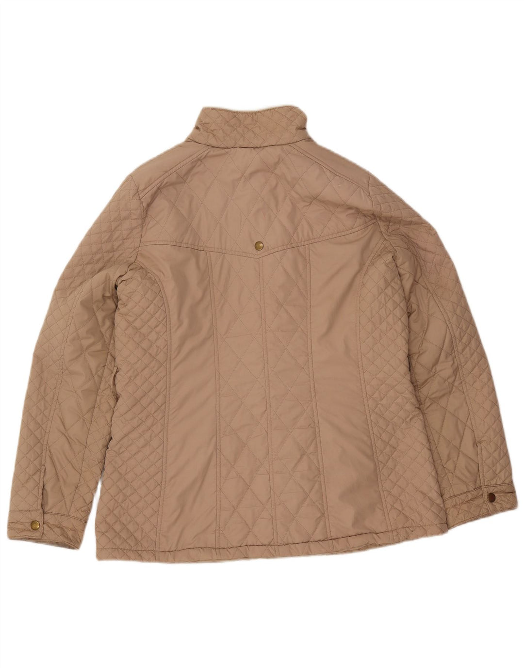 Женская стеганая куртка Wallis Petite UK 14, большой размер, бежевый полиэстер