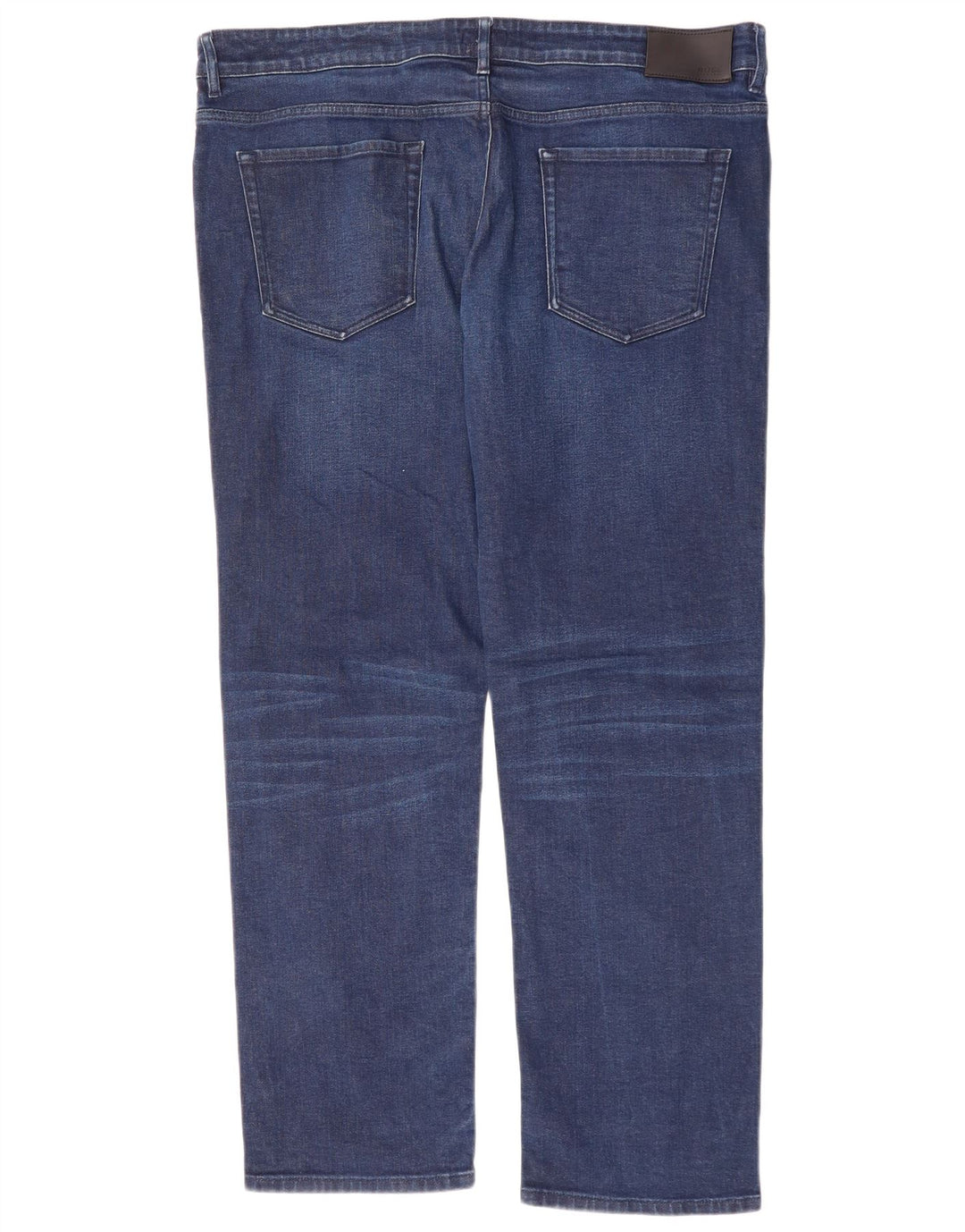 Мужские прямые джинсы HUGO BOSS W40 L32 синие, хлопок