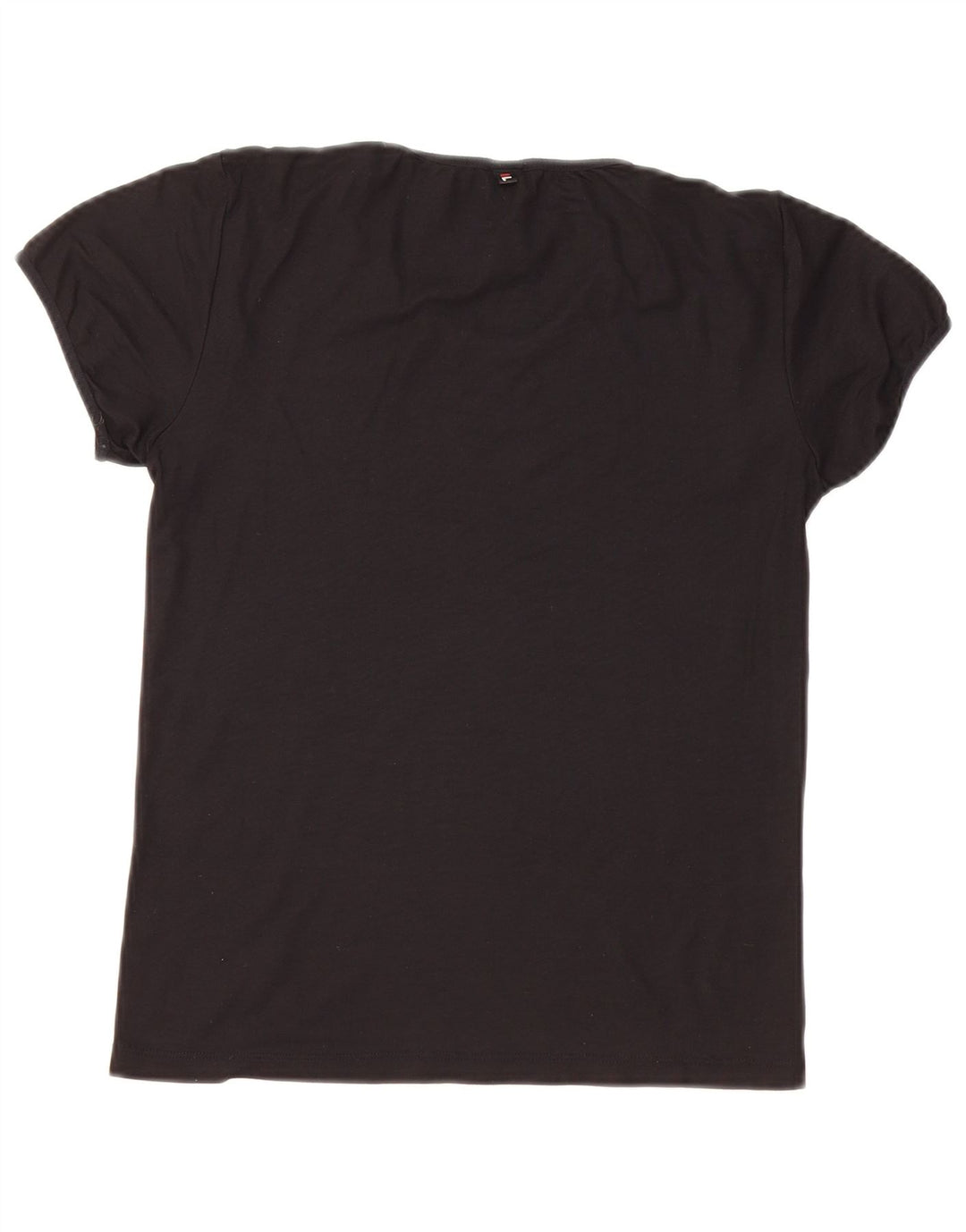 Женская футболка FILA Top UK 14, большая, черная, полиамид