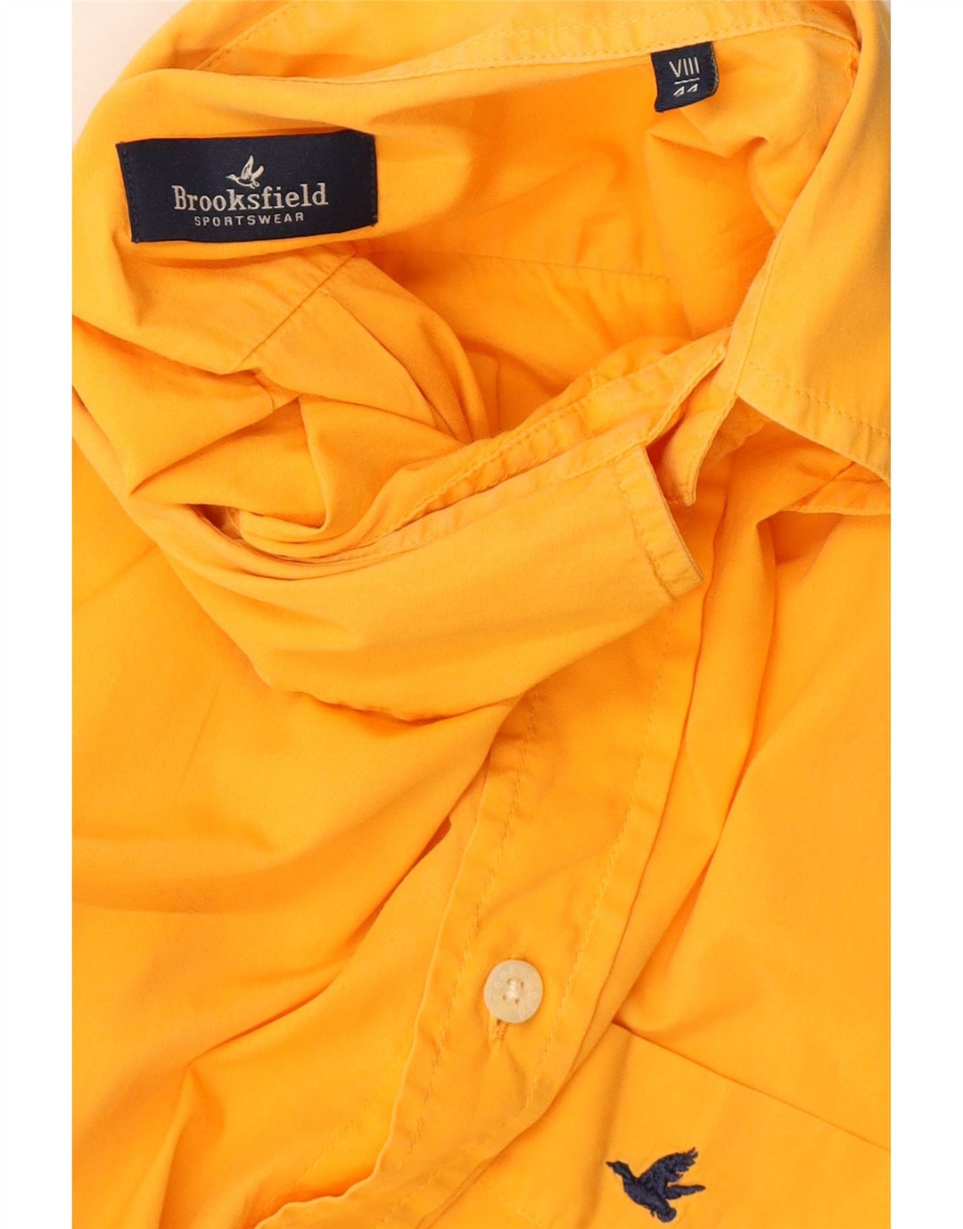 Рубашка мужская BROOKSFIELD размер 44 XL оранжевая