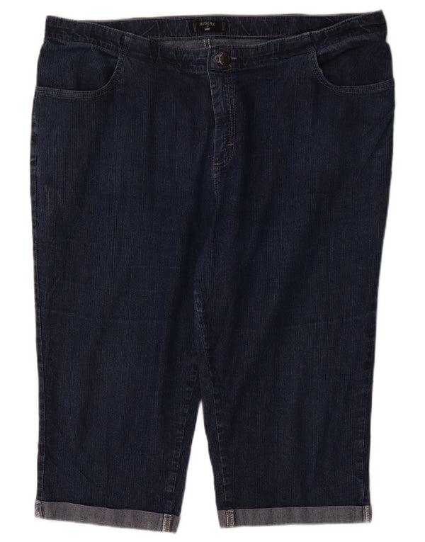 Женские джинсы-капри LEE Riders США 20 3XL W40 L19 Темно-синие, хлопок