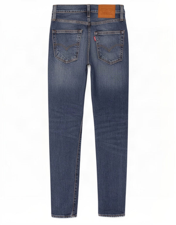Женские зауженные джинсы Levi's W26 L30, синий хлопок