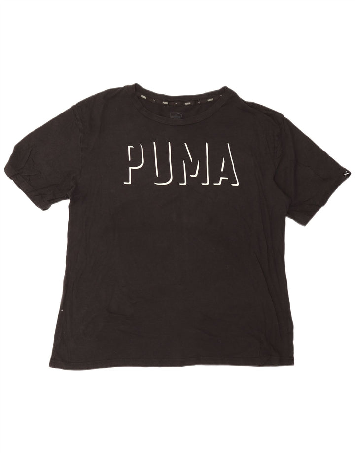Женская футболка оверсайз с рисунком PUMA Top UK 16, большая черная