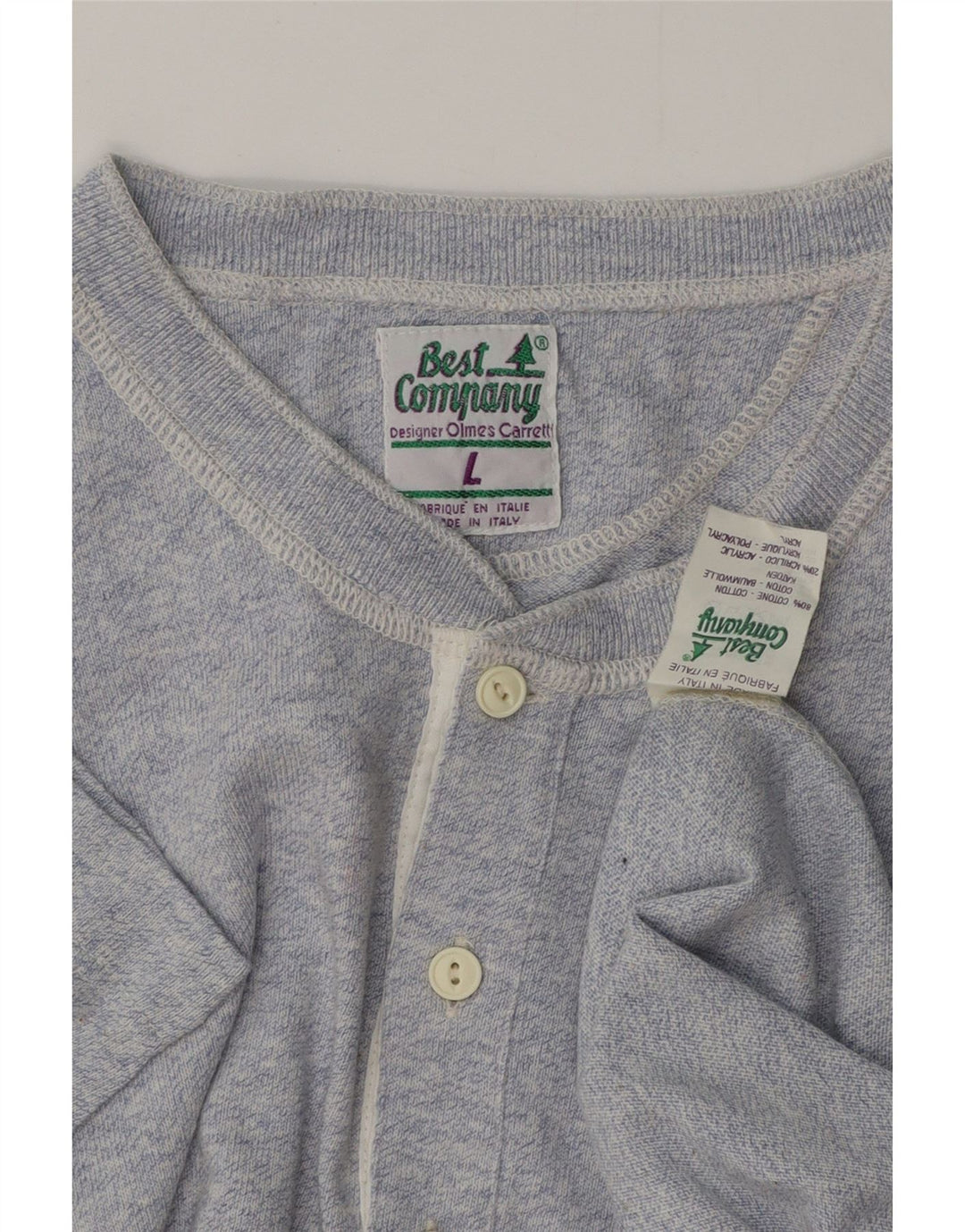 Мужская рубашка поло BEST COMPANY, большая синяя хлопковая ткань