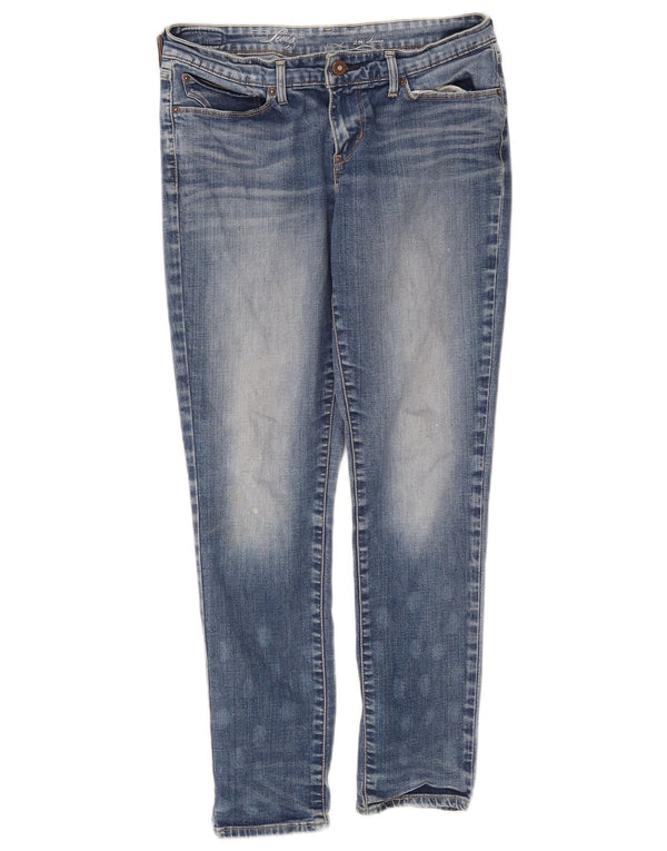 Женские узкие джинсы Levi's W28 L30, хлопок в синие пятна