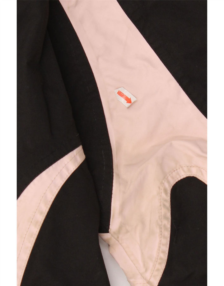 Helly Hansen Ветровка с капюшоном для девочек 15–16 лет, черная с цветными блоками