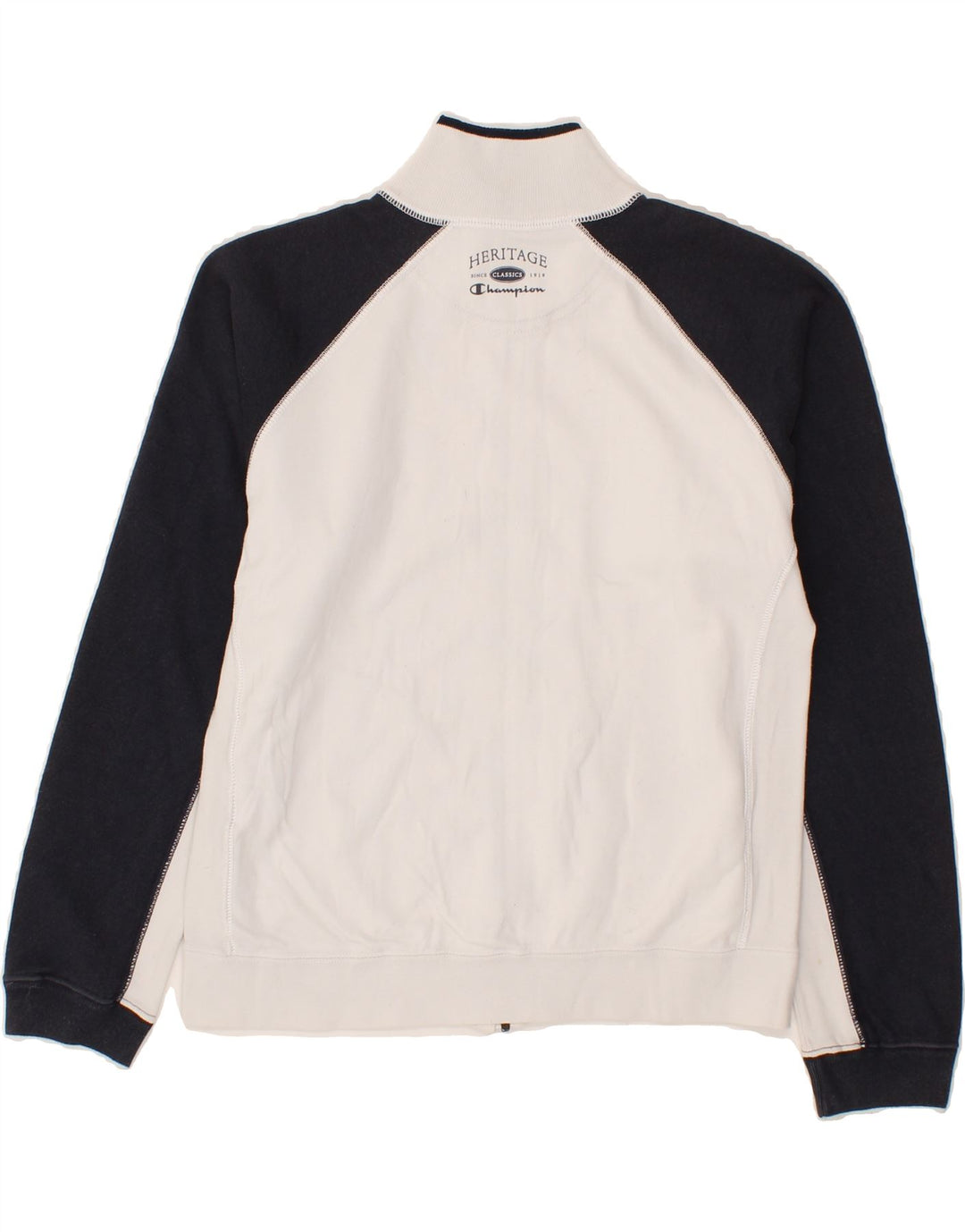 CHAMPION Womens Heritage Classics Tracksuit Top Jacket UK 14 Medium White Vintage Champion and Second-Hand Champion from Messina Hembry 