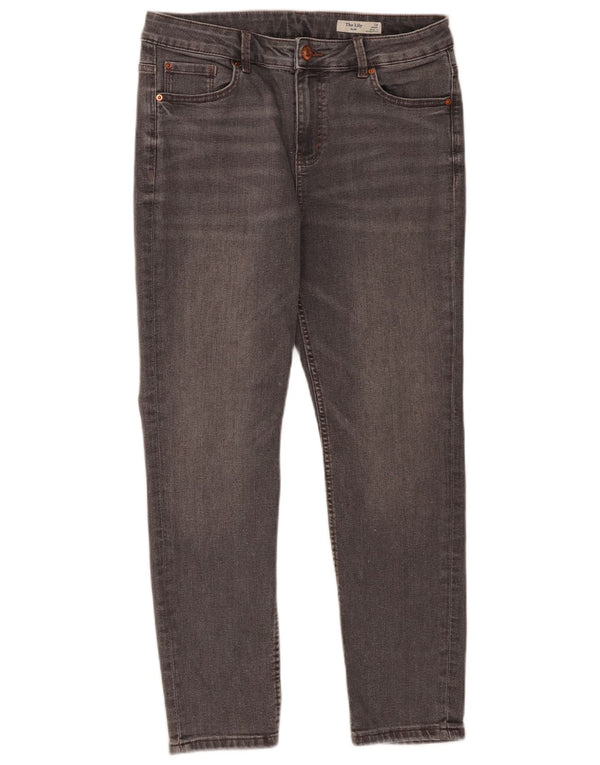 Женские джинсы Marks & Spencer The Lily Slim UK 14, большие W36 L27, серый хлопок