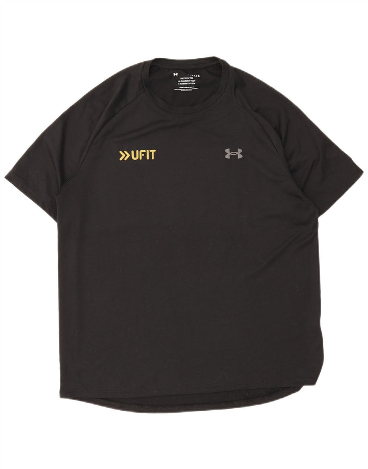 Мужская футболка с рисунком Under Armour, большая черная