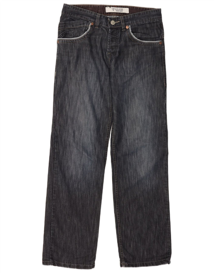 Мужские прямые джинсы Guess W32 L32 темно-синие, хлопок