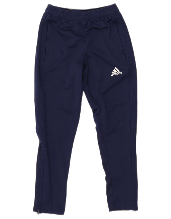 Спортивные брюки Climacool для мальчиков ADIDAS, 7–8 лет, темно-синий, полиэстер